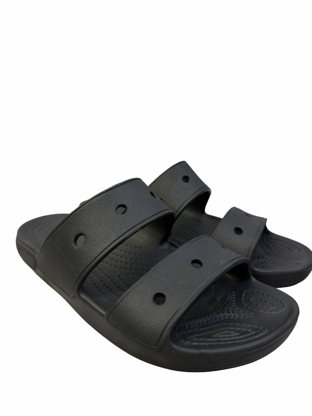 Crocs Classic Black Slide Sandals Unisex Size Mens 5 Womens 7
